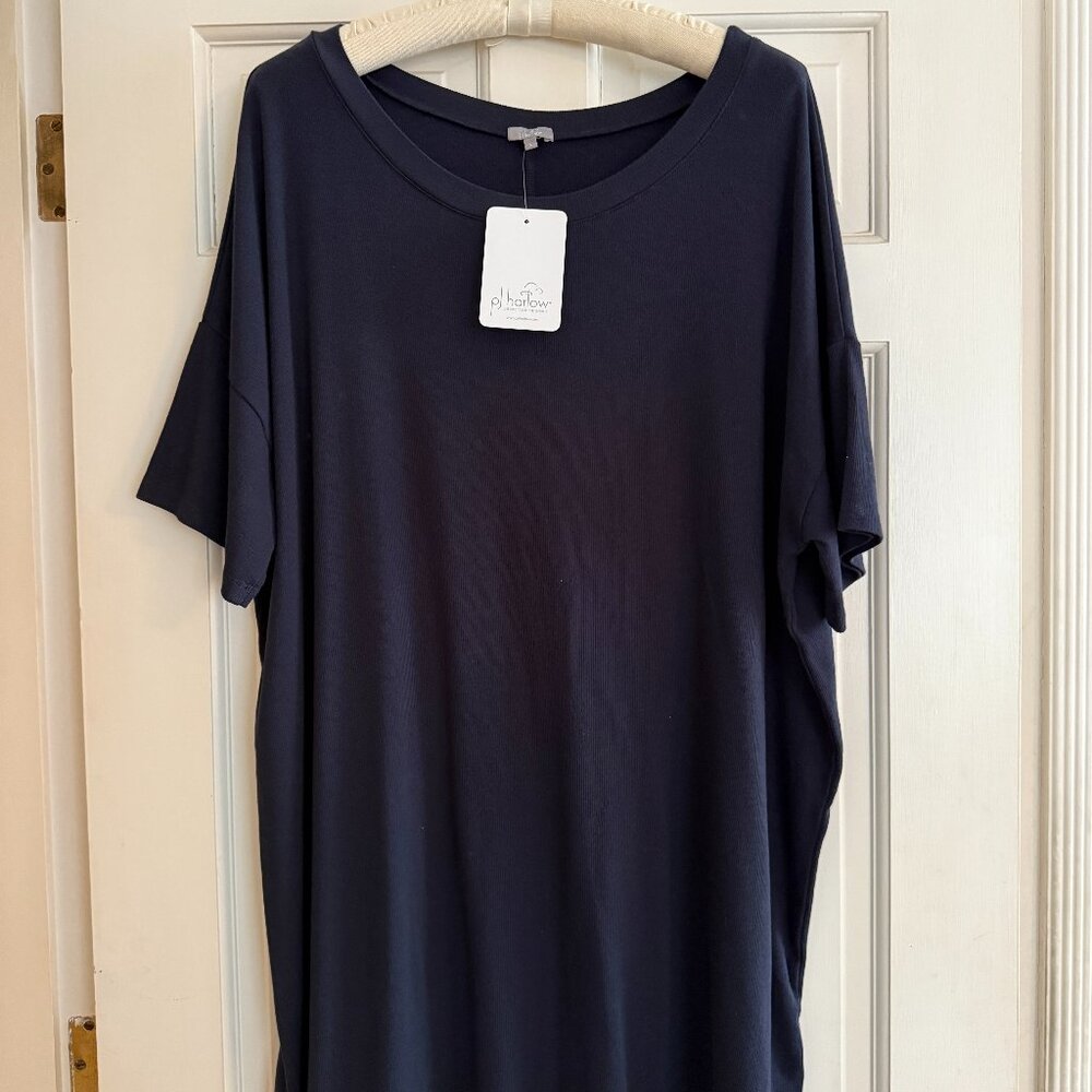 PJ Harlow Reyan 2x1 Rib Sleep Tee Dress